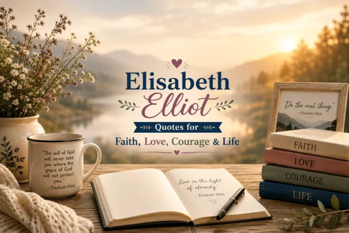 Elisabeth Elliot Quotes for Faith, Love, Courage & Life