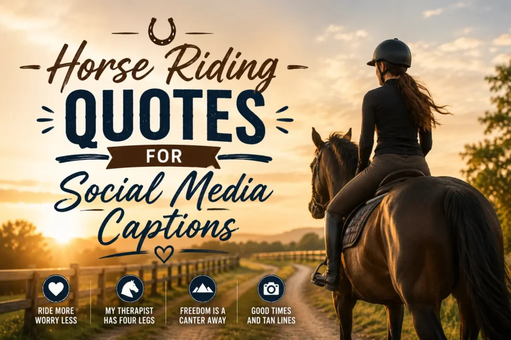 Horse Riding Quotes for Social Media Captions