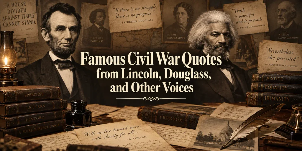 Famous Civil War Quotes from Lincoln, Douglass, and Other Voices